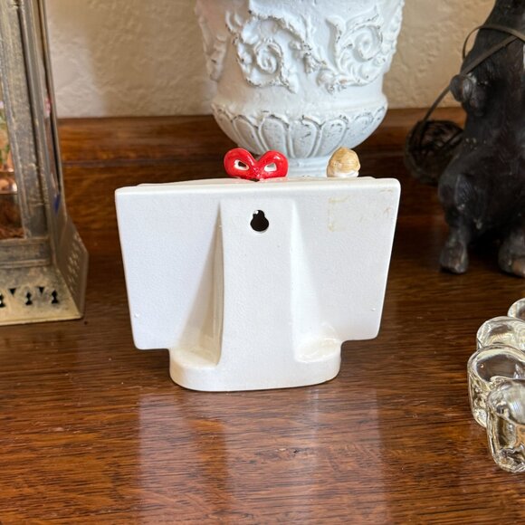 Vintage porcelain book with 3D angel made in Japan - Picture 7 of 13